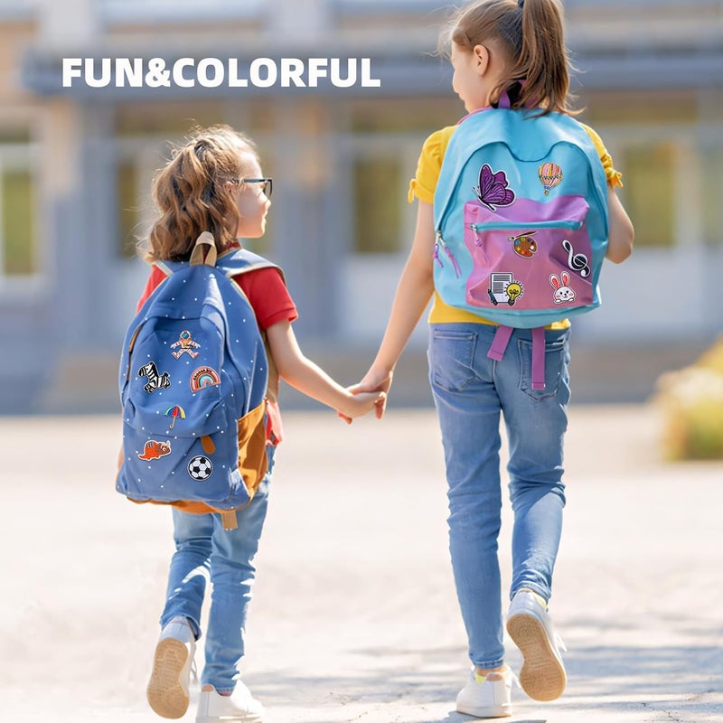 Solasocool Embroidered Iron on Patches Applique 70pcs Assorted Styles Iron on/Sew on Patch for Clothes Hats Backpacks Fabric Cute Embroidery Patches for Clothing Jeans Jackets DIY Accessories - Image 2
